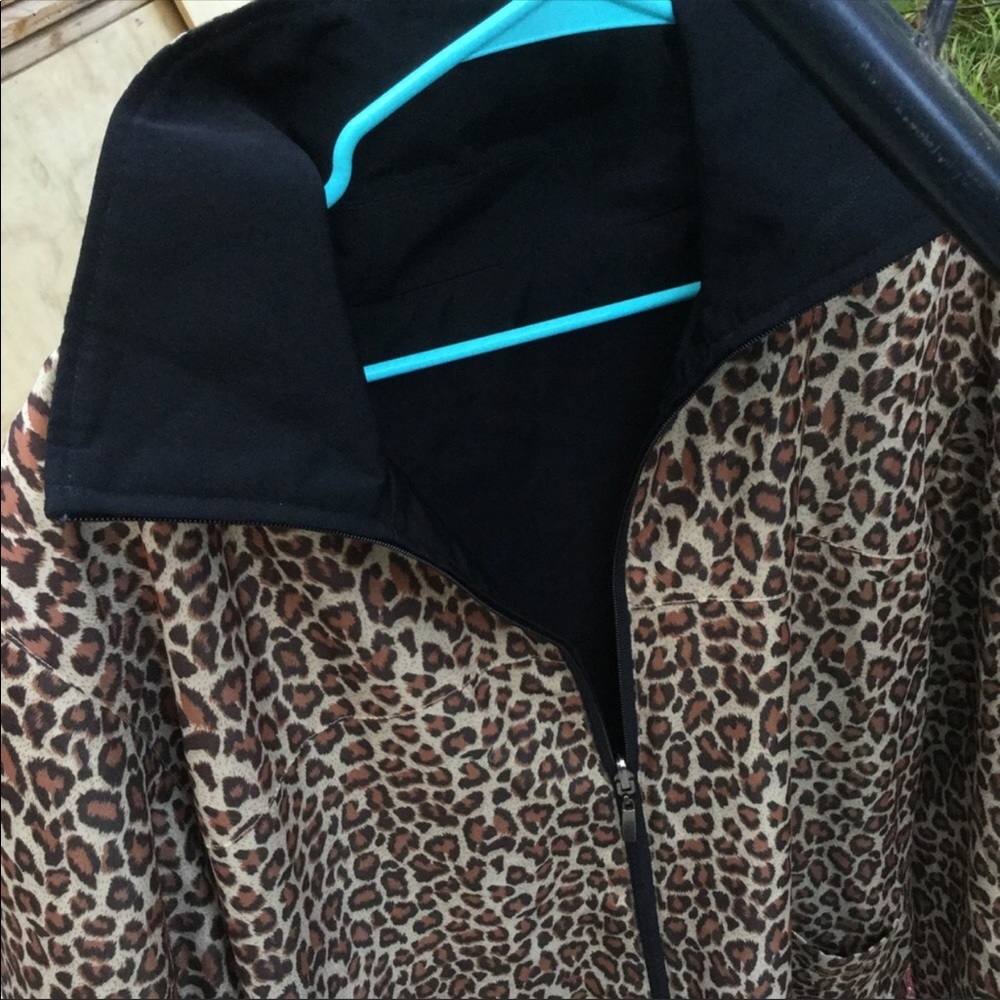 Leopard print jacket
